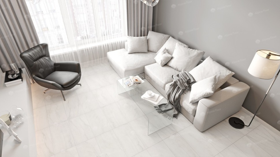 Виниловая плитка "Alpine Floor" Light Stone Брайс (608*303*2,5 мм) — купить в Петрозаводске