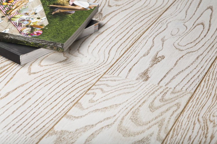 Паркетная доска "Sommer" Malmo Дуб White (1200*164*13,2 мм) — купить в Петрозаводске