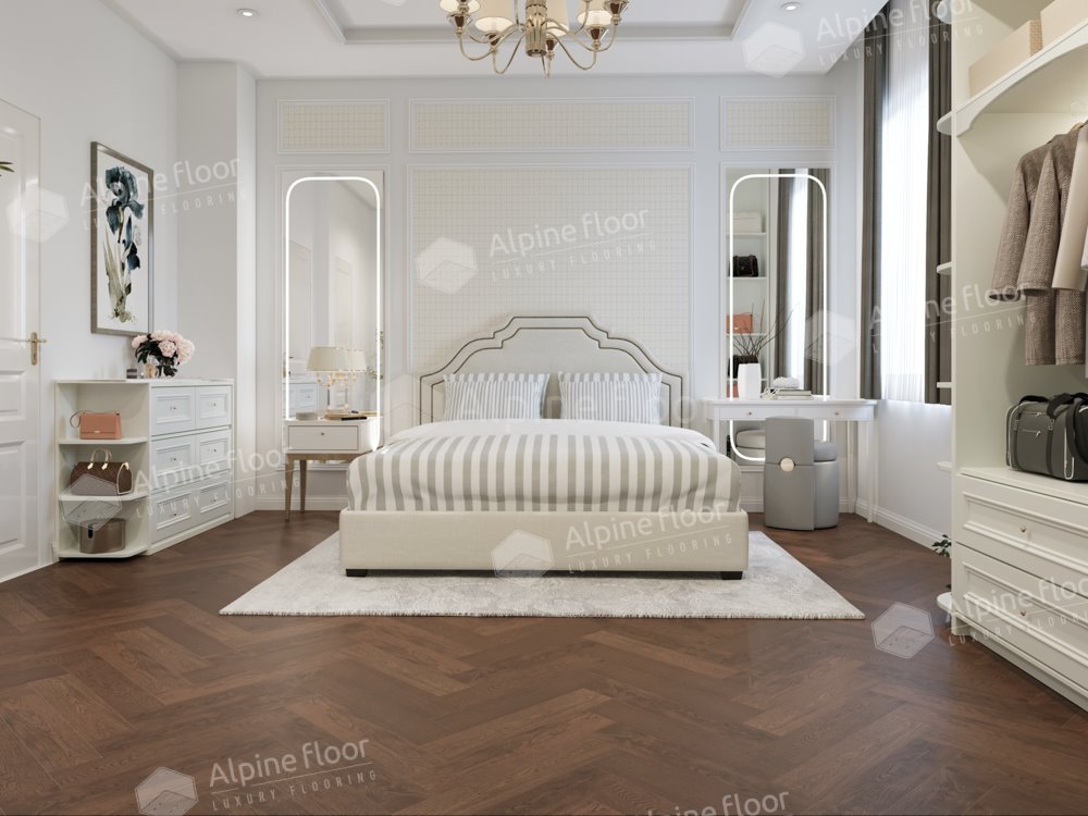 Инженерная доска "Alpine Floor" Дуб Браун (600*120*12 мм) — купить в Петрозаводске