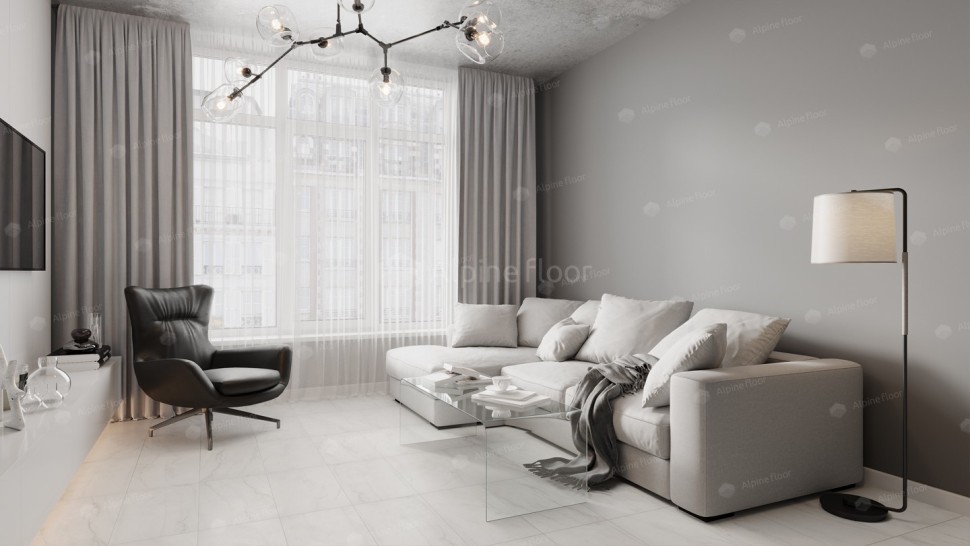 Виниловая плитка "Alpine Floor" Light Stone Брайс (608*303*2,5 мм) — купить в Петрозаводске